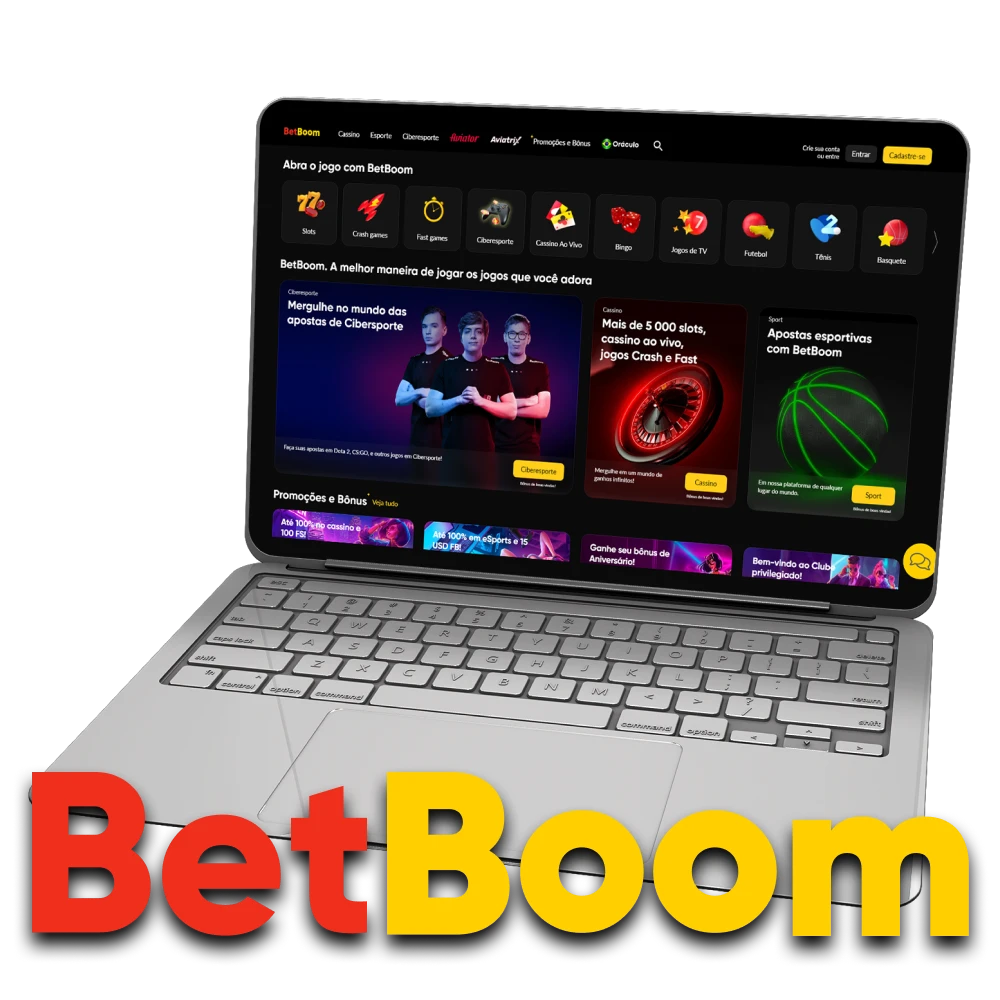 Entrar o site do BetBoom para apostas esportivas e jogos de cassino.