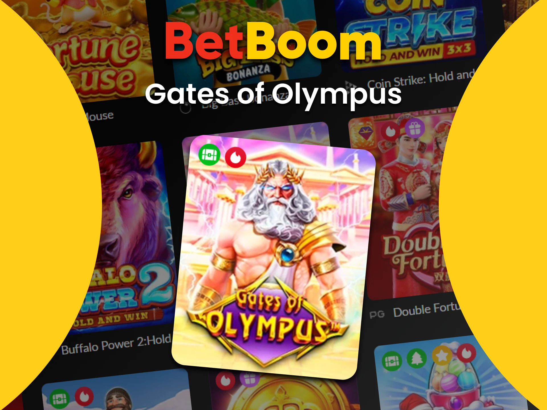 Para jogos de slots no BetBoom, escolha Gates of Olympas.