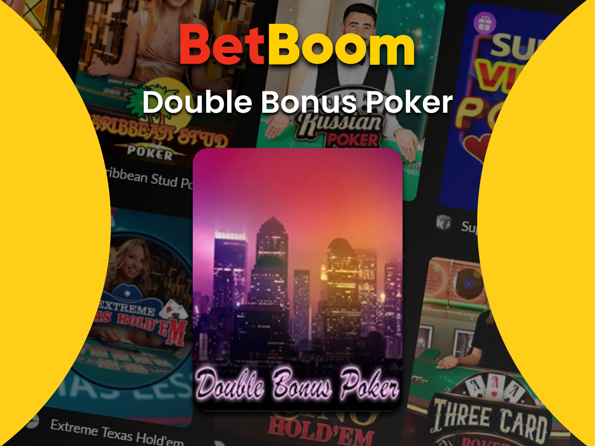 Jogue Double Bonus Poker no cassino do BetBoom.