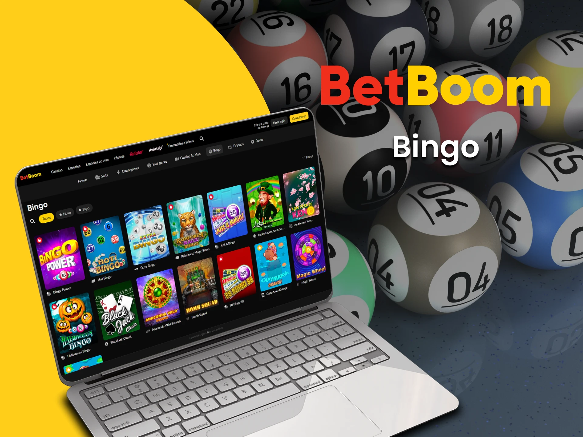 Jogue Bingo no cassino BetBoom.