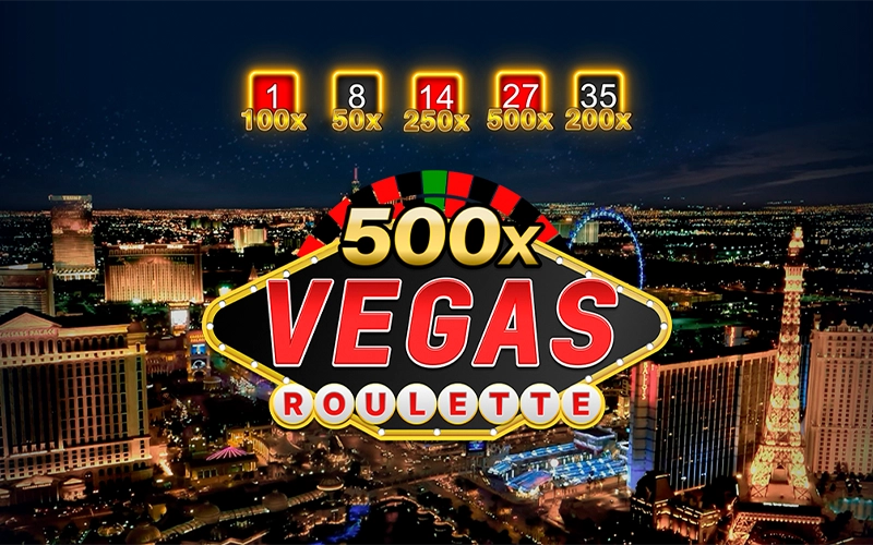Dê uma chance ao seu destino no jogo Vegas Roulette 500x no BetBoom Casino.