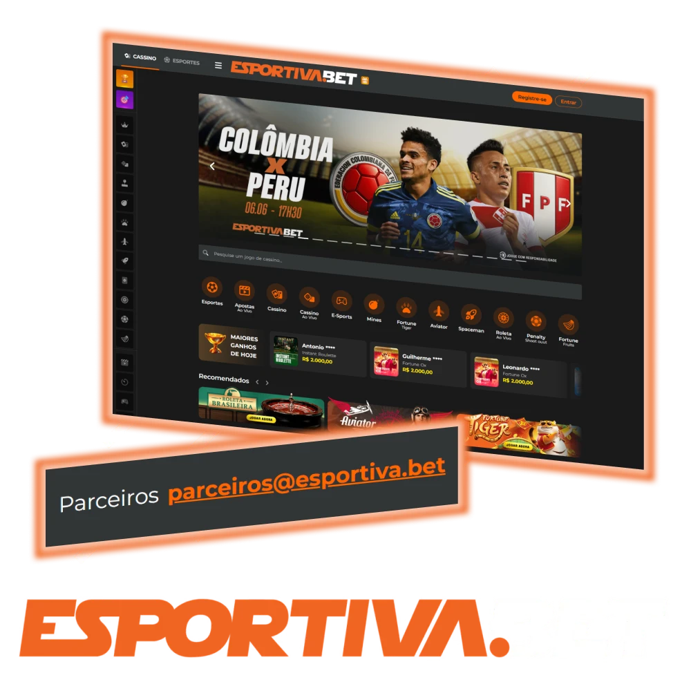 Torne-se um parceiro do EsportivaBet aderindo ao programa de afiliados.