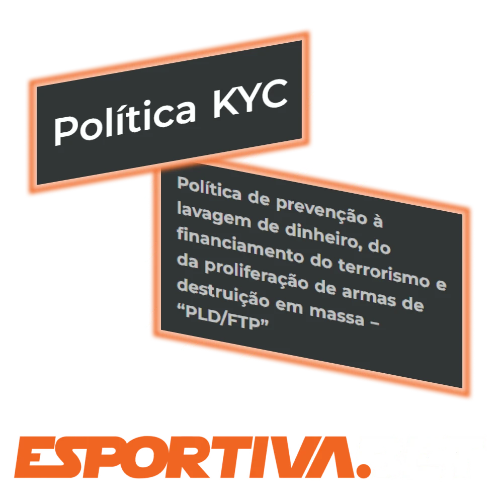 Comprovar a sua identidade de acordo com a política KYC da EsportivaBet.