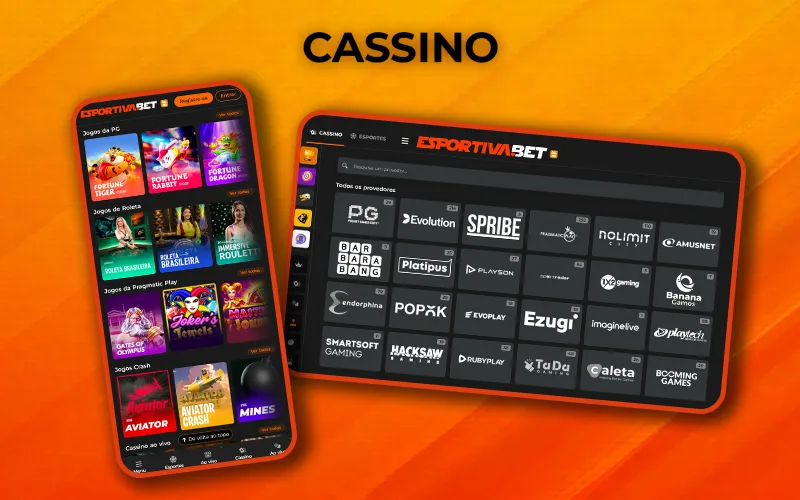 Promova os melhores jogos do casino EsportivaBet.