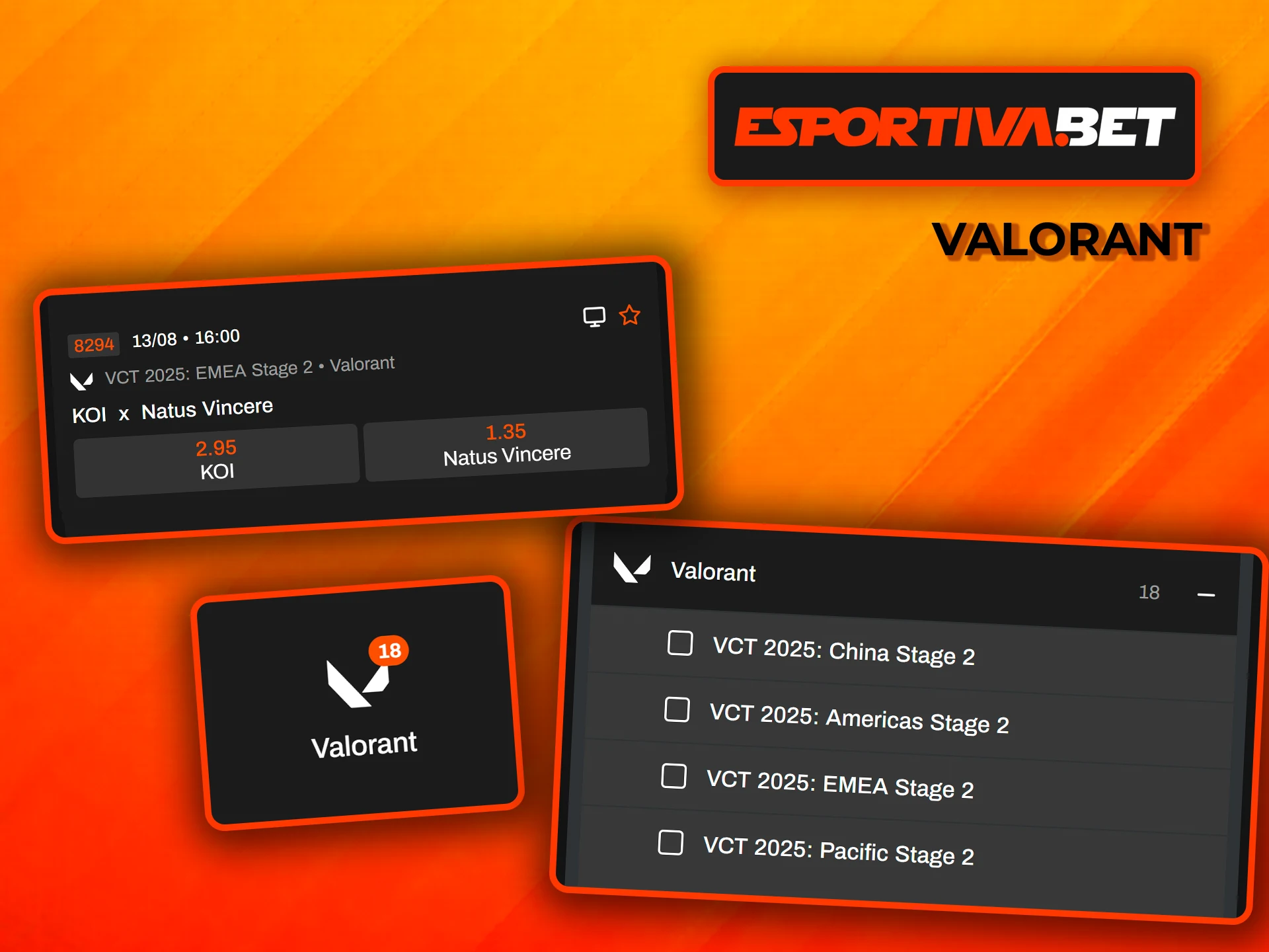 Experimente a emoção das apostas no Valorant na EsportivaBet.