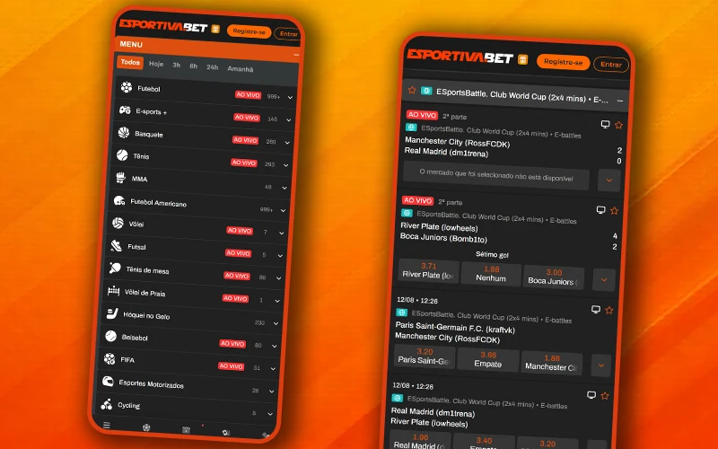 Acompanhe os jogos e ganhe na EsportivaBet.